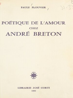 cover image of Poétique de l'amour chez André Breton